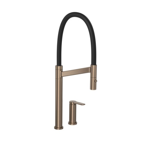 Misturador Monocomando de Mesa para Cozinha Deca Colore Corten e Preto