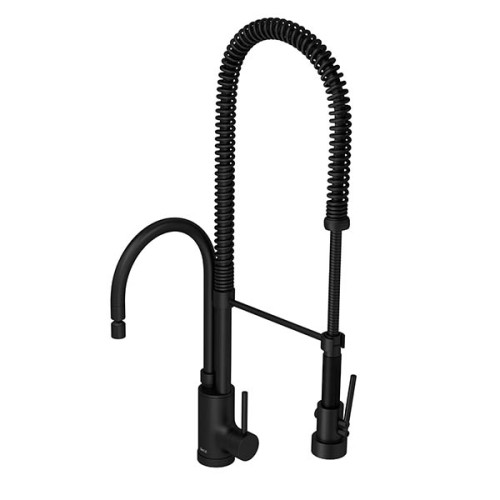 Misturador Monocomando de Mesa para Cozinha Gourmet Black Matte
