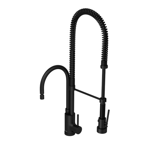 Misturador Monocomando de Mesa para Cozinha Gourmet Black Matte