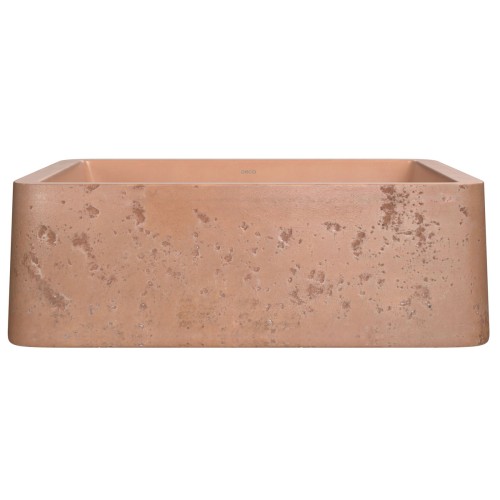Cuba de Apoio Deca Quadrada Cimentícia Terracota - L.11040.Etr.66