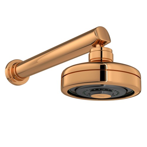 Chuveiro com Tubo Reto de Parede Acqua Plus Red Gold
