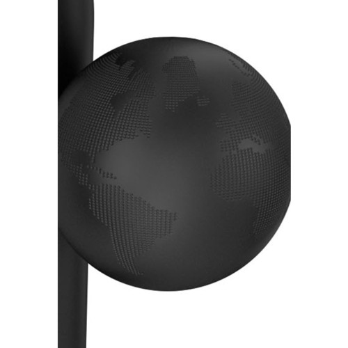 Torneira de Mesa Touchless com Textura Bica Alta para Lavatório Orbe Black Matte