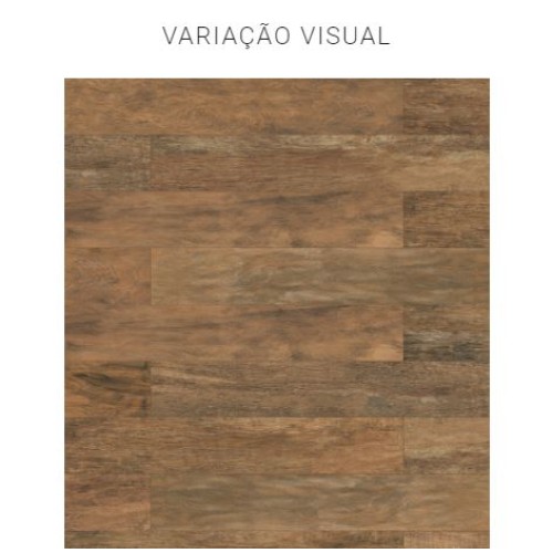 Porcelanato Amadeirado Hard 20x120cm Marrom - Portinari Native Bw Mat Esmaltado Retificado