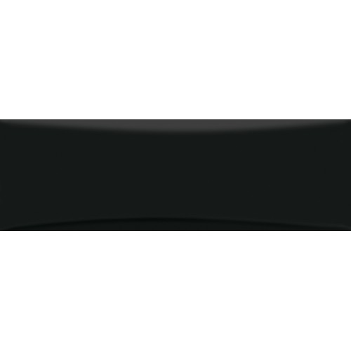 Porcelanato Monocromatico Matte 8x25cm Preto - Portinari Bella Vita Bk Mat Bold