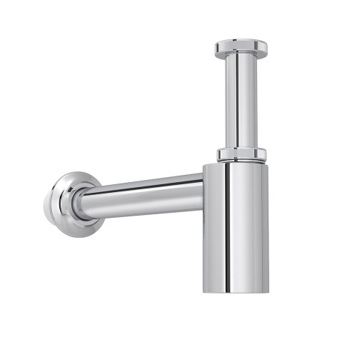Sifão Deca para Cozinha e Tanque (entrada: 1 1/4 / Saída: 1 1/2 e 2) Cromado