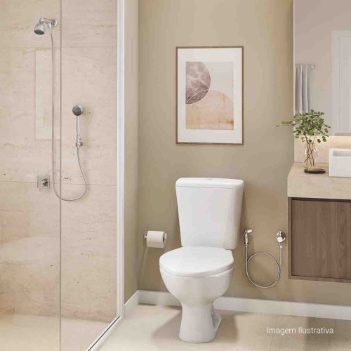 Chuveiro Deca com Desviador e Ducha Manual Max Cromado