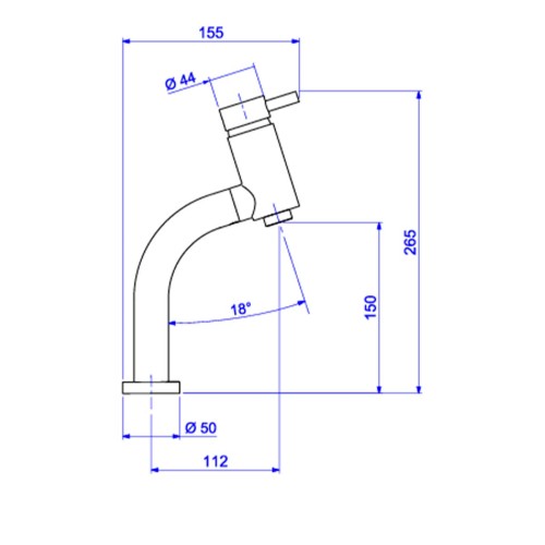 Misturador Monocomando Deca de Mesa Bica Baixa para Lavatório Link Cromado