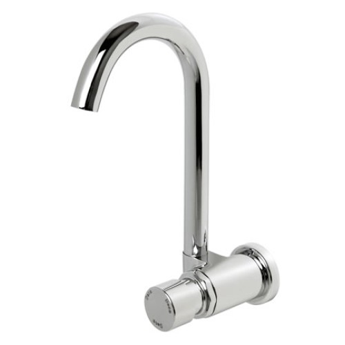 Torneira Deca de Parede Bica Alta com Fechamento Automático para Lavatório Decamatic Eco Cromado