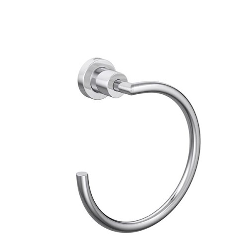 Porta Toalha Deca Argola Slim Black Matte