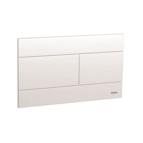 Acabamento para Caixa de Descarga Embutida Hydra H Slim Duo Branco