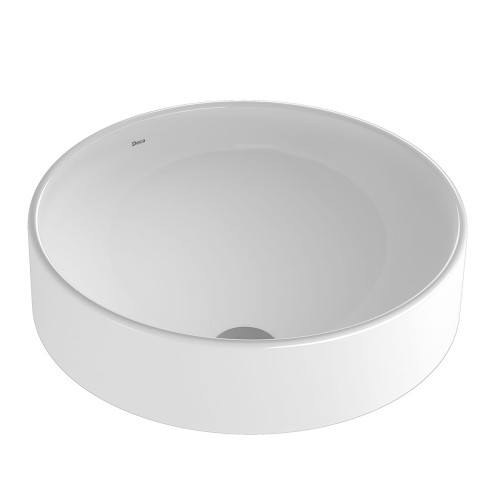 Cuba de Sobrepor Redonda Deca 40x40cm Branco Linha L