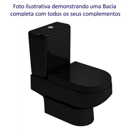 Bacia para Caixa Acoplada Carrara Ebano