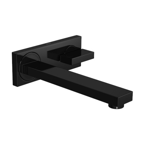 Torneira de Parede com Chapa para Lavatório Dream Black Matte