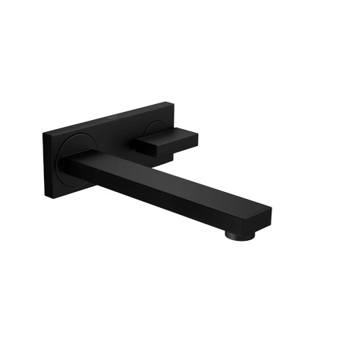 Torneira de Parede com Chapa para Lavatório Dream Black Matte