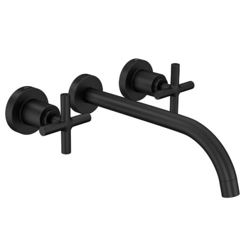 Misturador de Parede para Lavatório Duna Clássica Black Matte