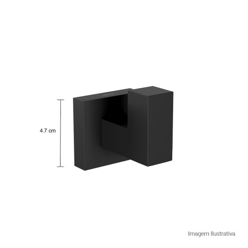 Cabide Quadratta Black Matte