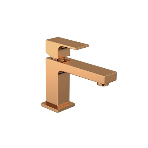 Misturador Monocomando de Mesa Bica Baixa para Lavatório Unic Red Gold