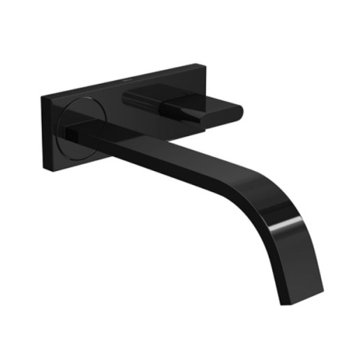 Torneira de Parede com Chapa para Lavatório Polo Black Noir