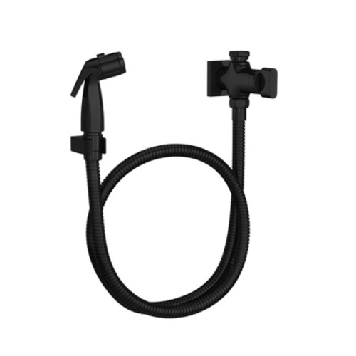 Ducha Higiênica com Registro e Derivação Polo-Black Noir
