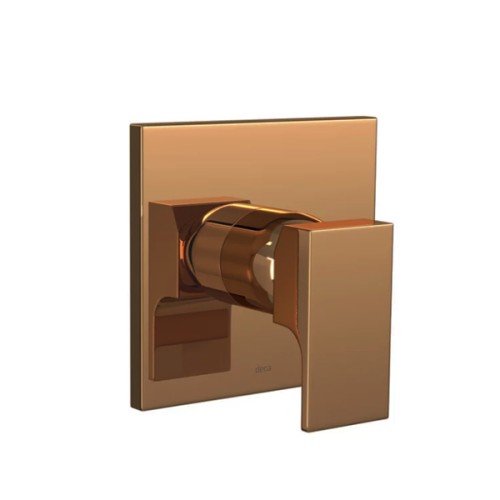 Acabamento de Monocomando de Chuveiro para Alta e Baixa Pressão Unic Red Gold
