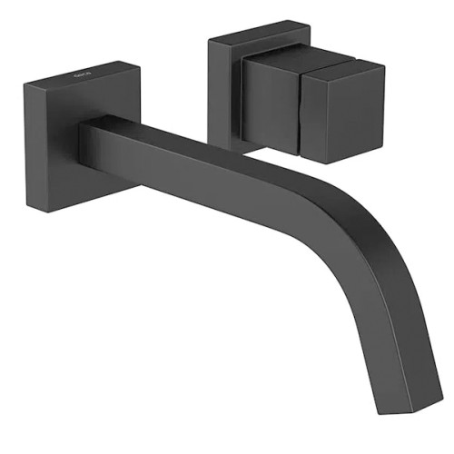Torneira de Parede para Lavatório Cubo Black Matte