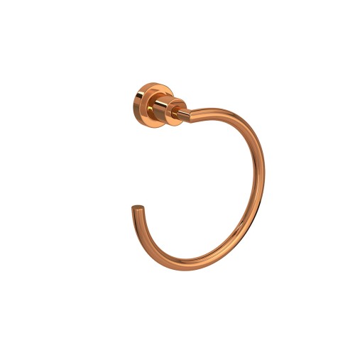 Porta Toalha Argola Slim Red Gold