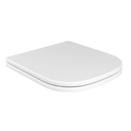 Assento Deca em Poliéster Slow Close com Microban para Bacias Quadra Polo Unic Branco