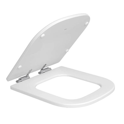 Assento Deca em Poliéster Slow Close com Microban para Bacias Quadra Polo Unic Branco