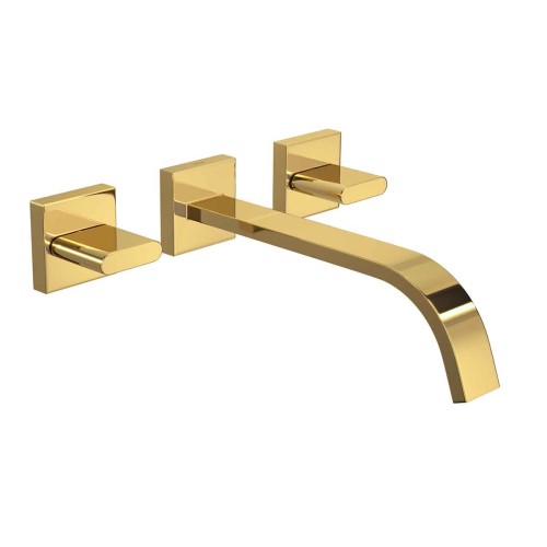 Misturador de Parede para Lavatório Polo Gold