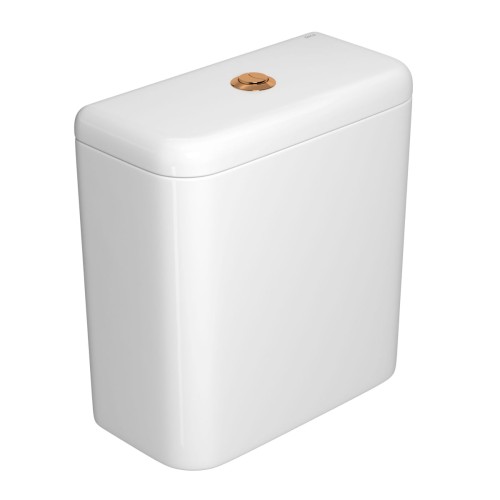 Caixa Acoplada com Acionamento Duo Carrara / Nuova Branco / Red Gold