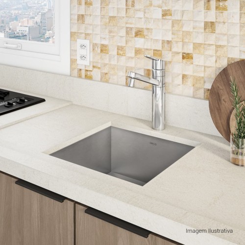 Misturador Monocomando Deca de Mesa para Cozinha Flex Plus Cromado
