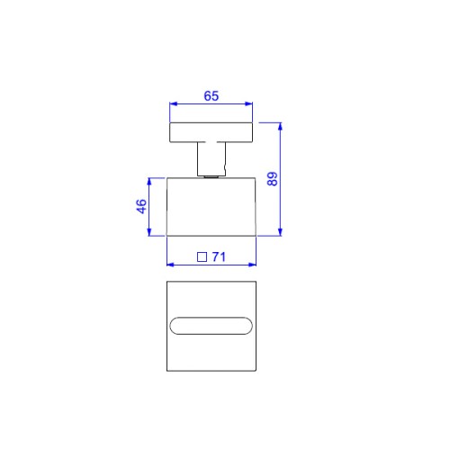 Acabamento para Registro de Gaveta de 1 1/4 e 1 1/2 Soul Cromado