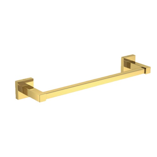 Porta Toalha Barra 30cm Quadratta Gold