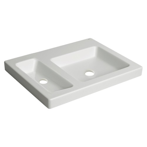 Cuba de Sobrepor Deca Retangular Branco