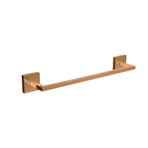 Porta Toalha Barra 30cm Acessórios Clean Red Gold