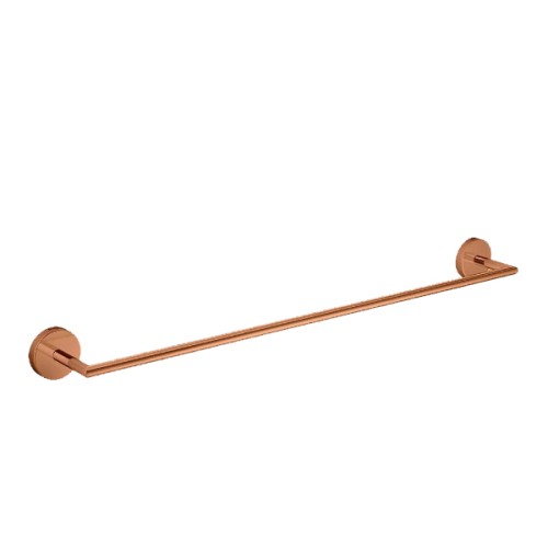 Porta Toalha Barra 60cm Acessórios Disco Red Gold