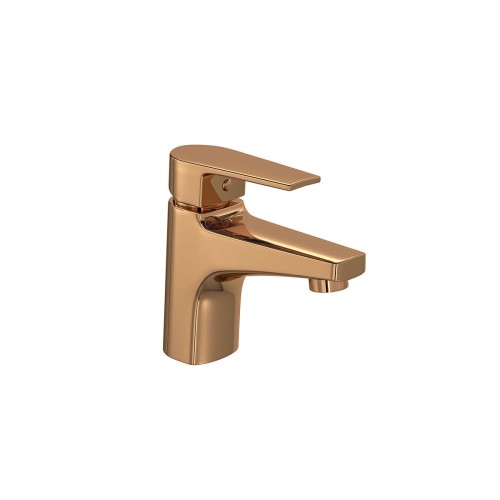 Misturador Monocomando de Mesa Bica Baixa para Lavatório Level Red Gold