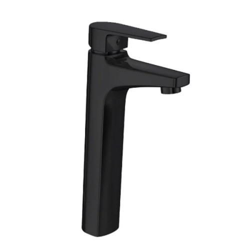 Misturador Monocomando de Mesa Bica Alta para Lavatório Black Noir
