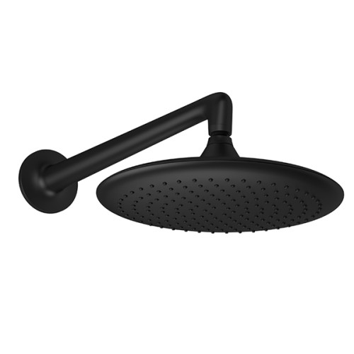 Chuveiro com Tubo de Parede Chuveiro Jader Almeida Black Matte
