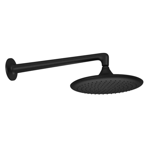 Chuveiro com Tubo de Parede Chuveiro Jader Almeida Black Matte