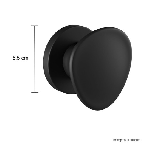 Acabamento para Registro de Gaveta Deca Até 1 Jader Almeida Black Matte