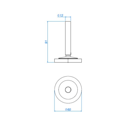 Acionamento Monocomando de Mesa para Cozinha