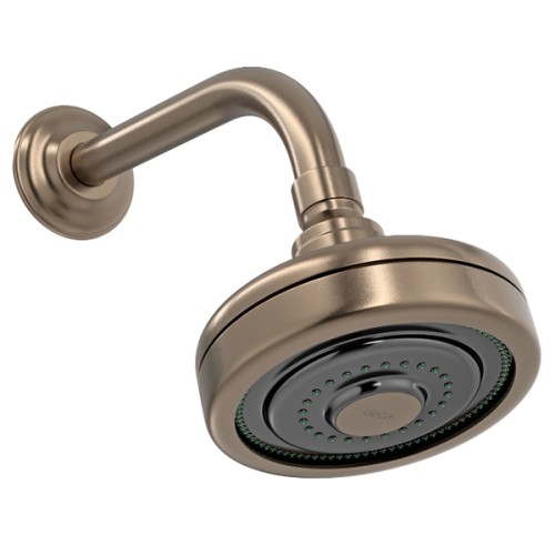 Chuveiro com Tubo de Parede Chuveiro Acqua Plus Corten