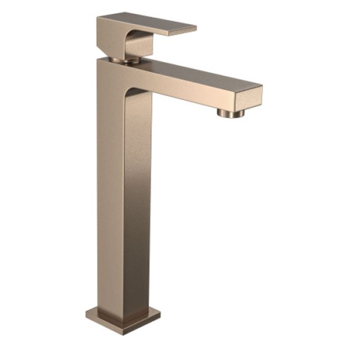 Misturador Monocomando de Mesa Bica Alta para Lavatório Unic Corten
