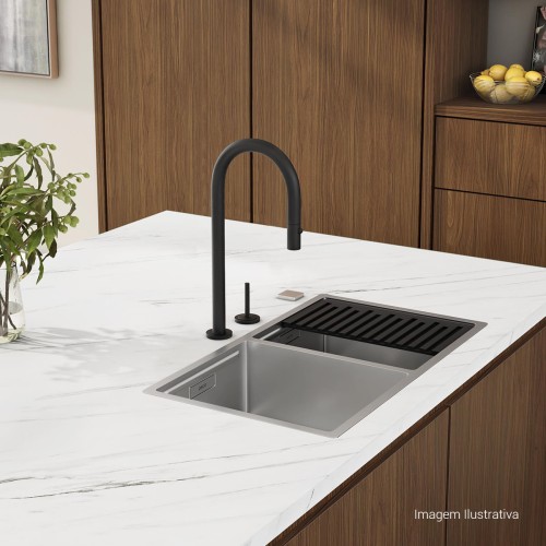 Bica de Mesa para Cozinha Deca You Black Matte