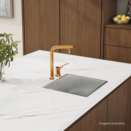 Bica de Mesa para Cozinha Deca You Red Gold