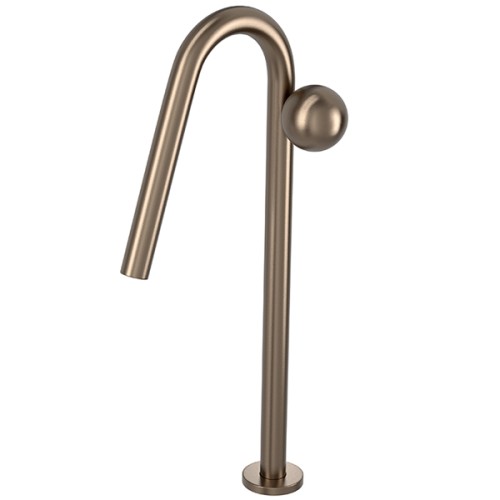 Torneira de Mesa Touchless Bica Alta para Lavatório Orbe Corten