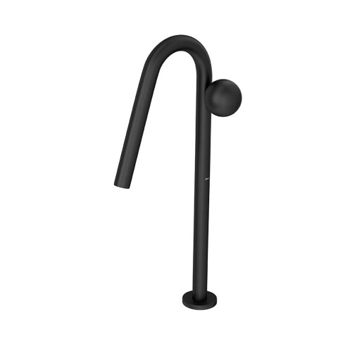 Torneira de Mesa Touchless Bica Alta para Lavatório Orbe Black Matte