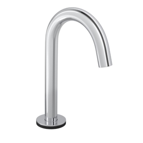Torneira de Mesa Touchless Bica Baixa para Lavatório Curve Cromado