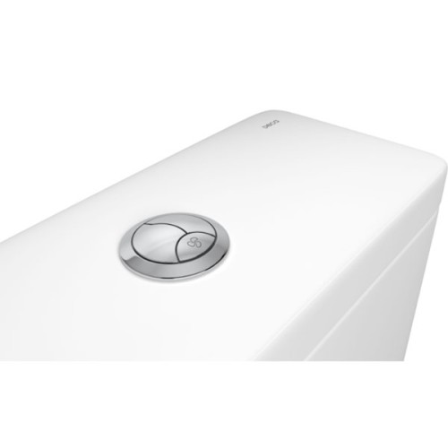 Caixa Acoplada Deca com Desodorizador para Bacias Axis Living Piano Quadra Unic Branco